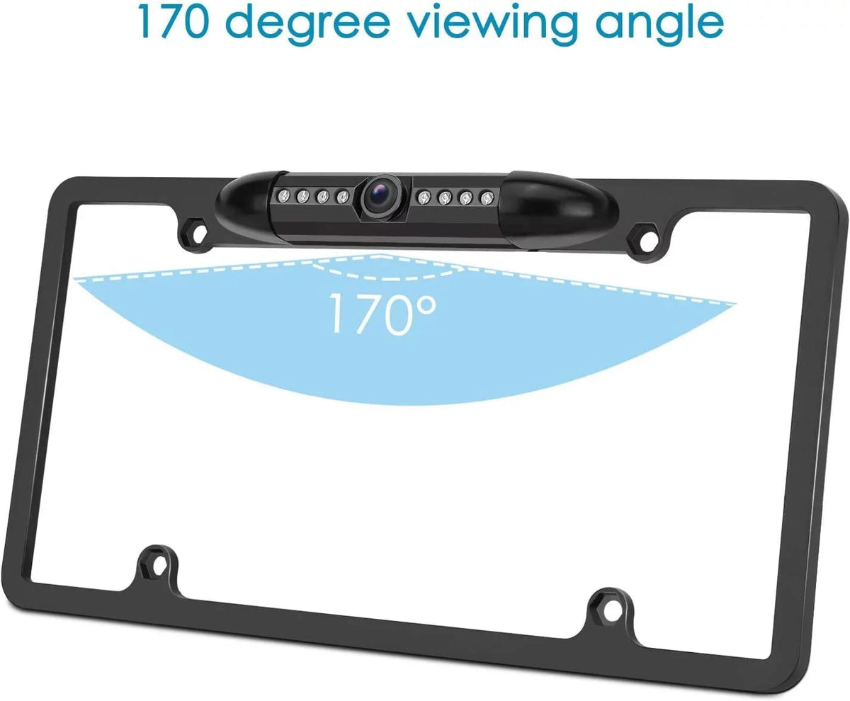 ILX-F511 Backup for Plate Frame Black Camera Rearview License ALPINE ILXF511