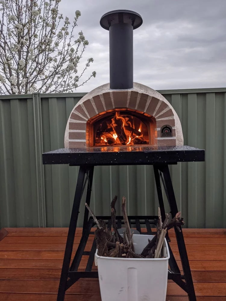 Tiled Ovens Pizza / - Oven Fired Outdoor AM90 Pizza Cement Wood Clay
