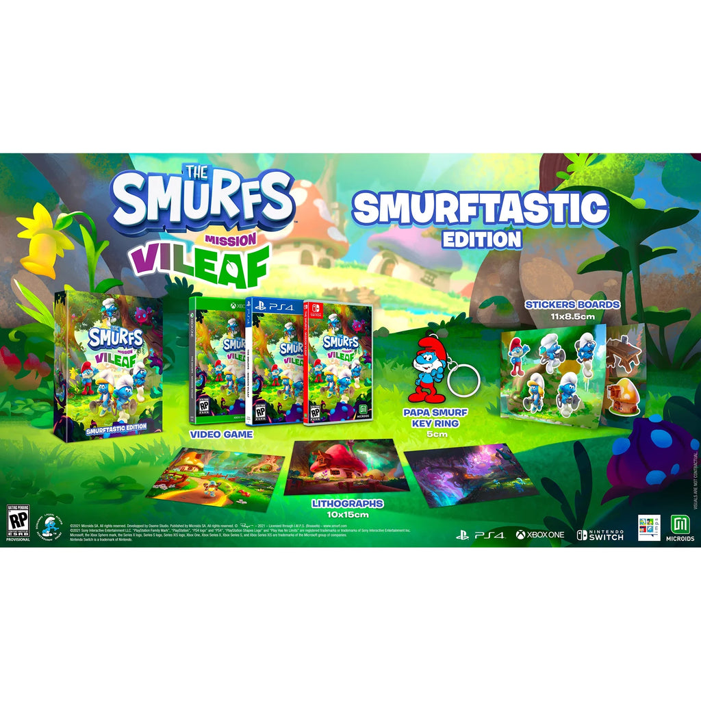 Maximum Vileaf-Smurftastic Xbox Smurfs: One, Games, Mission The [Physical] Edition,