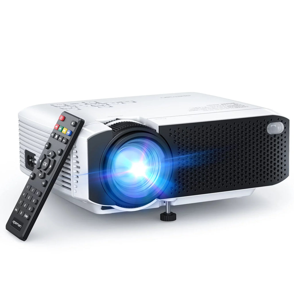 1080P Theater Eyes Speakers, Support Connection Protection, Multiple LCD Native 480P Apeman Projector, LC350 Home Dual