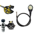 Cressi XS Regulator, and Octopus Gauge Mini Package XS2/AC2