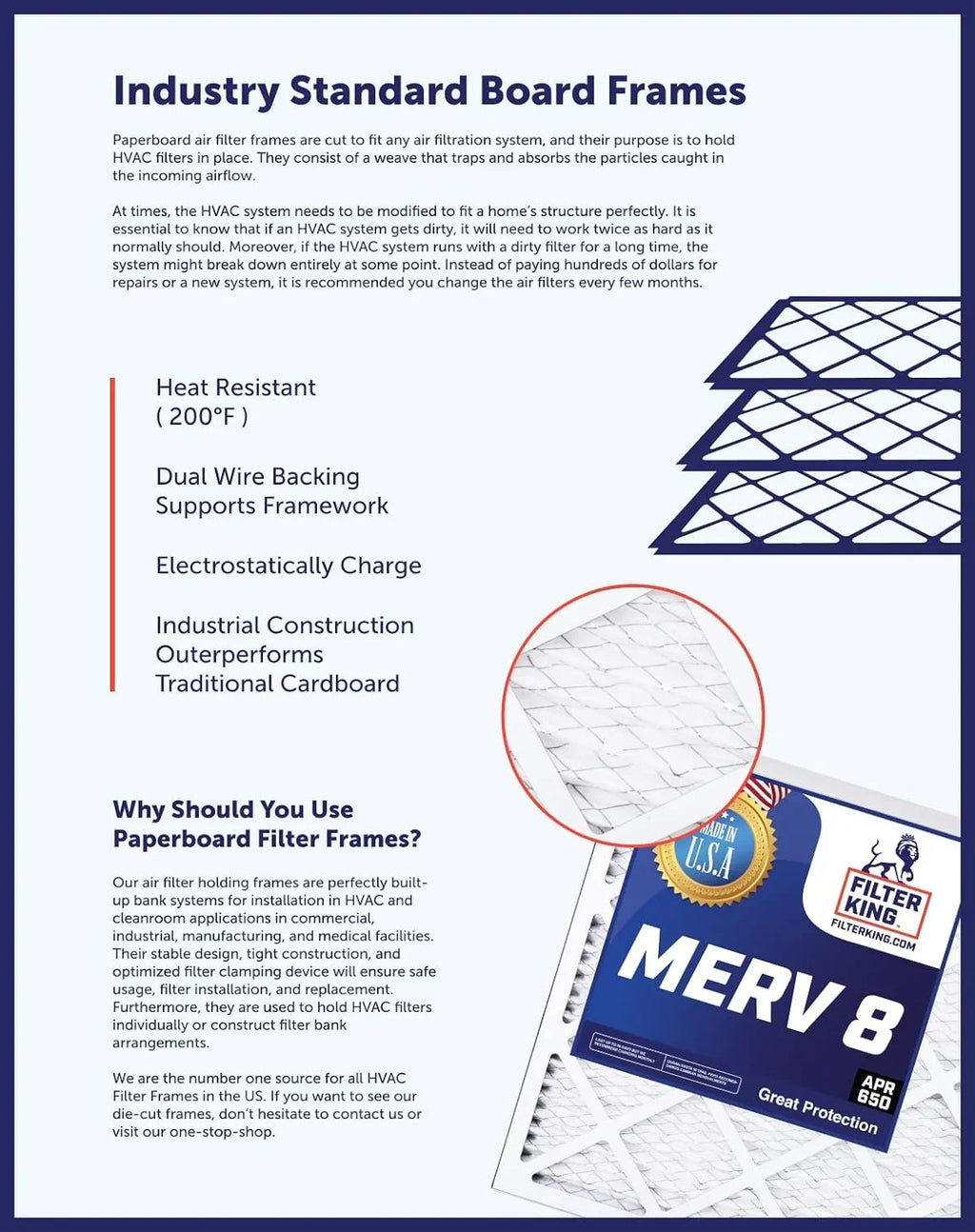 MERV 12 Filter Air Actual | A/C USA Filter Filters Pleated King | 8 .75" | Size: 12x48x1 HVAC 4-PACK x | Furnace IN 48 x MADE