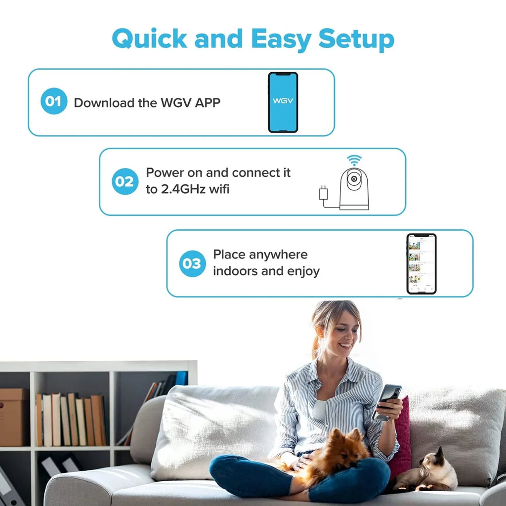 Way Camera Home HD, Nozaya - Audio Vision Night 2 - 1080P Wireless