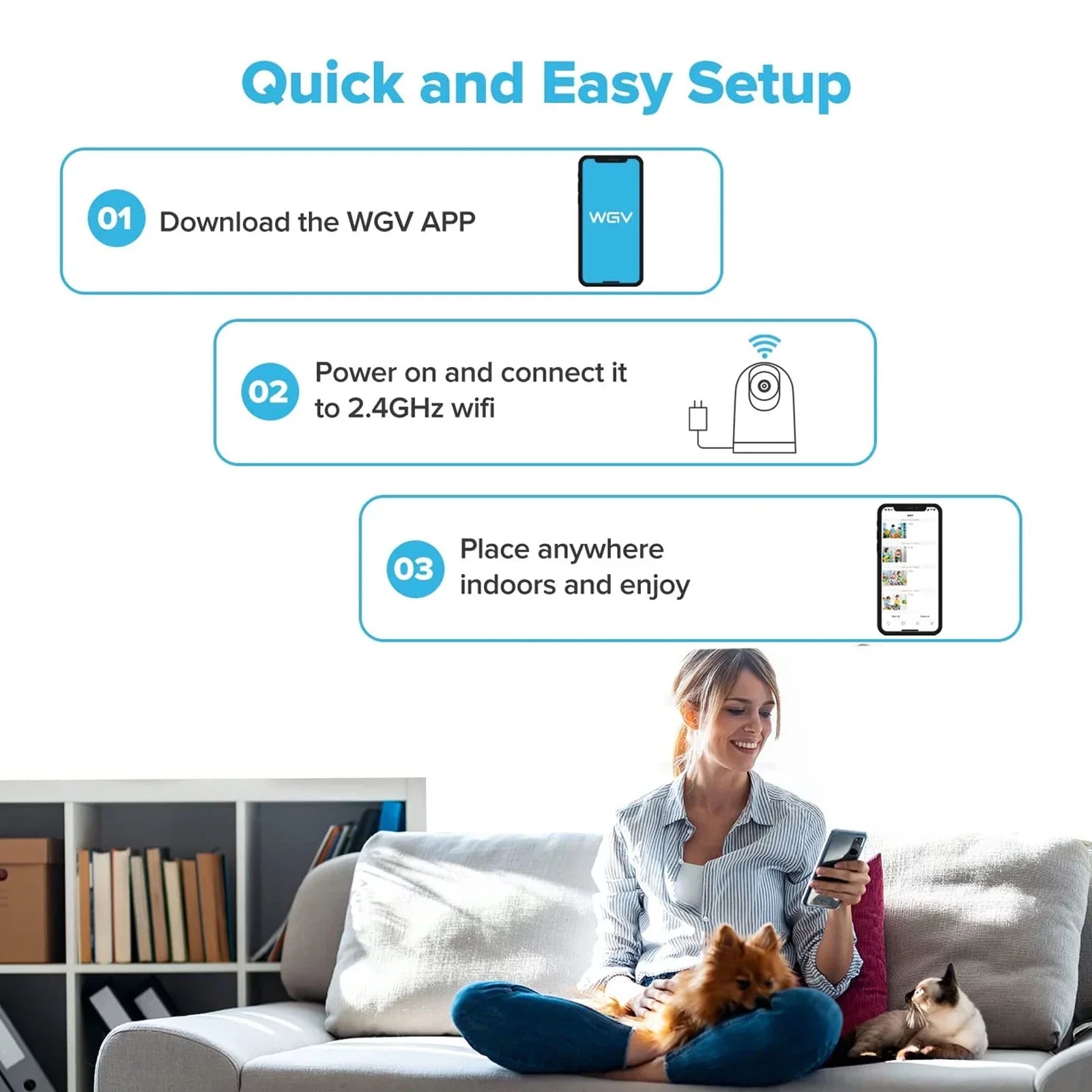 Way Camera Home HD, Nozaya - Audio Vision Night 2 - 1080P Wireless