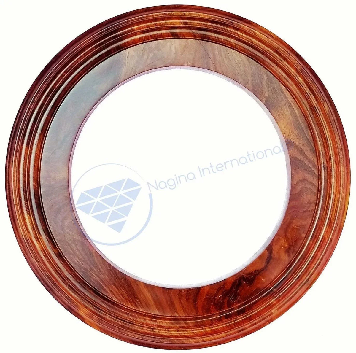 | Solid Base Inches) Frame Handcrafted (16 International Hardwood Wooden Nagina Polished