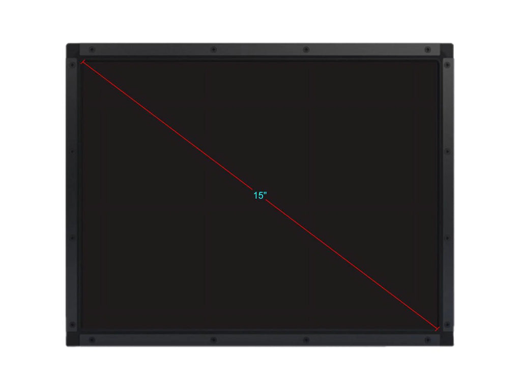 LCD AccuTouch E326154 15" Elo Touchscreen (Rev with 1590L B) Open Frame