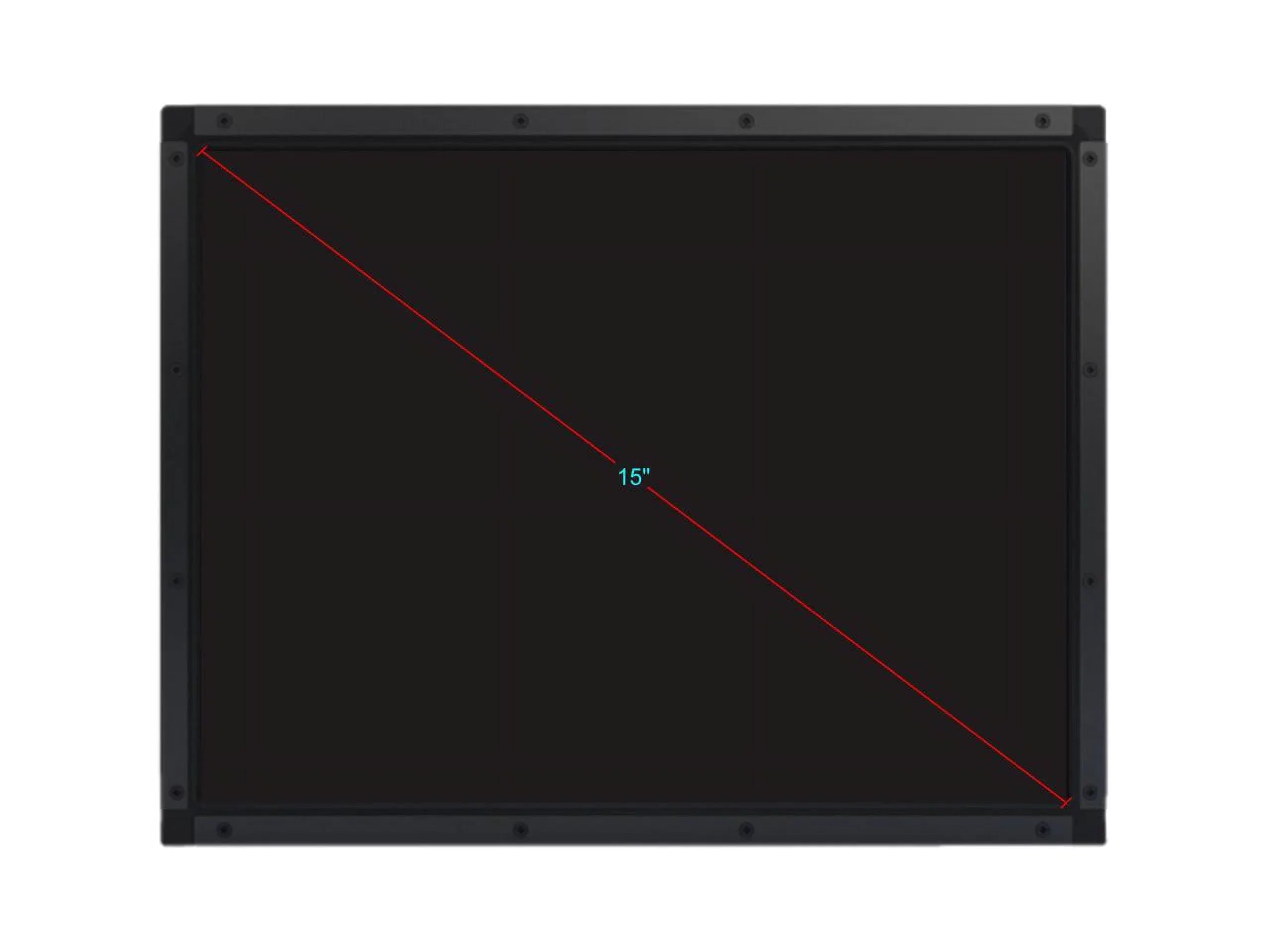 LCD AccuTouch E326154 15" Elo Touchscreen (Rev with 1590L B) Open Frame