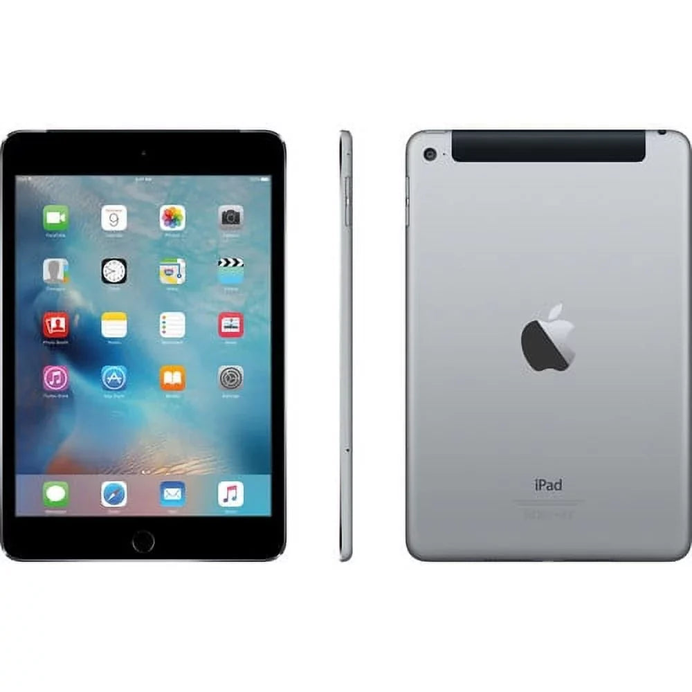 (Refurbished) Gray Restored Wi-Fi iPad Mini 4 MK8D2LL/A Apple Space 128GB