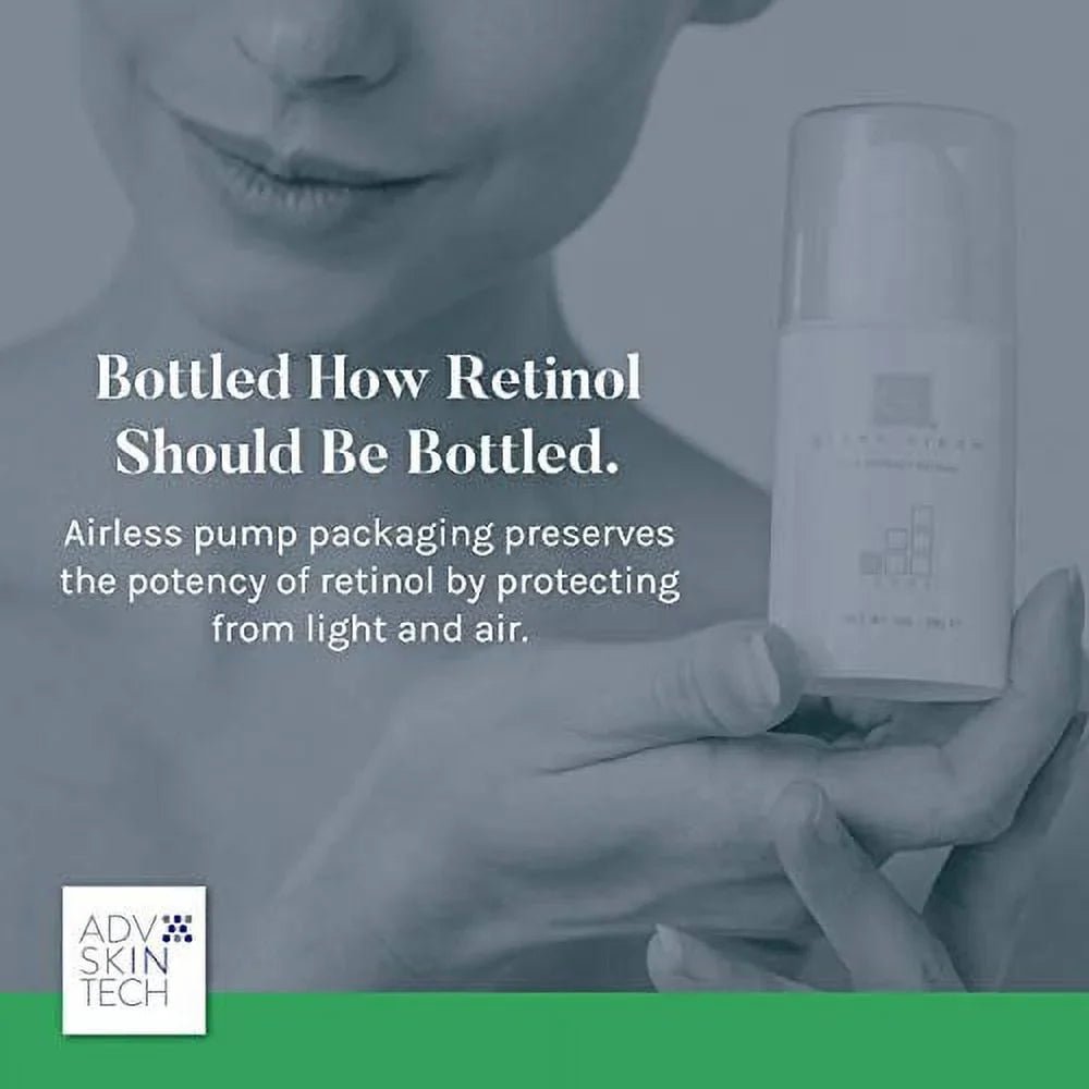 Cream Airless Ounce Pump, Retinol, Level Potency, 1 9, Green High