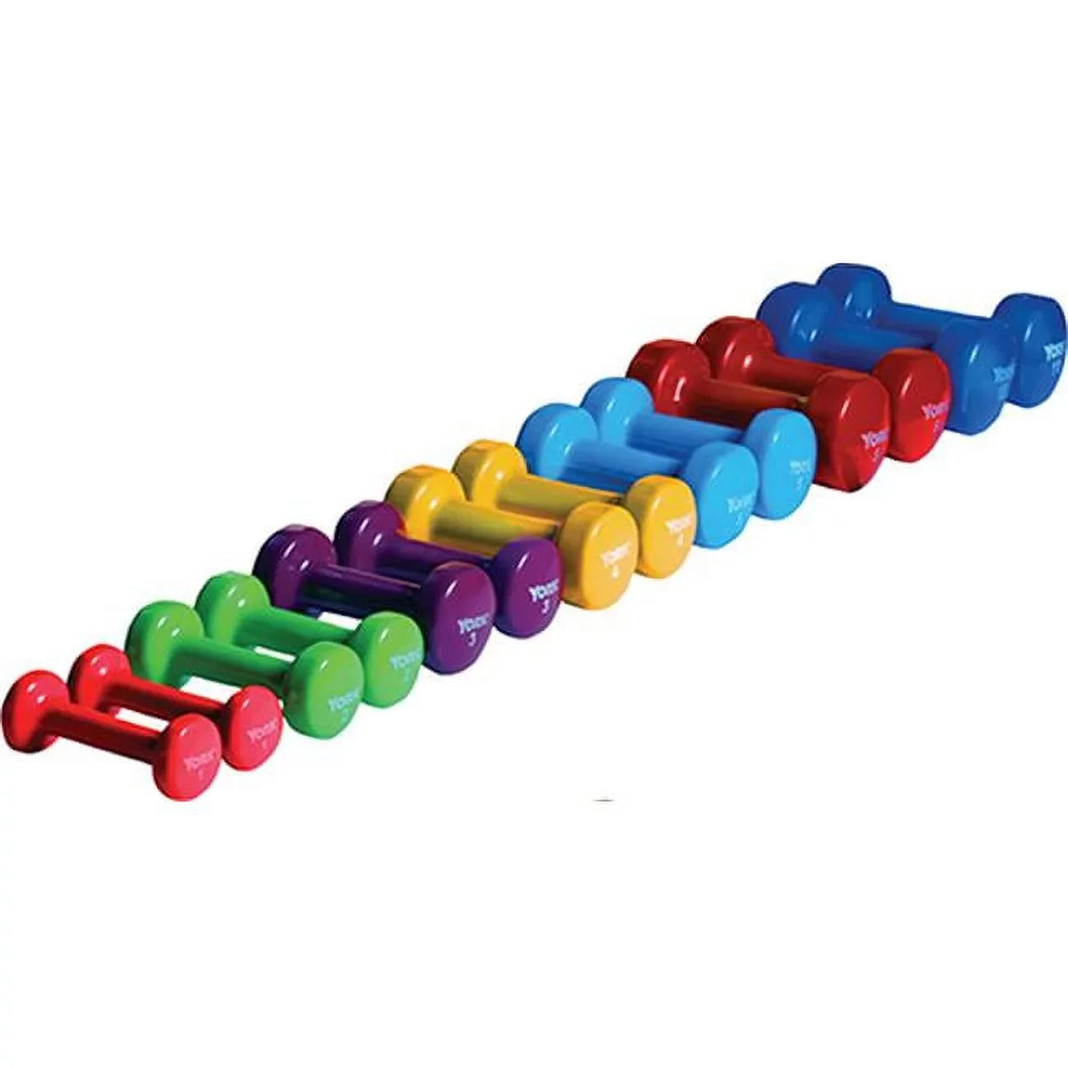 Black Fitbell, 9 lbs Vinyl Barbell York - 15008