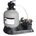 Central Combo 19-Inch HP Swim with Ground Filter 1.5 Pools, Above Pressure Sand Pump for