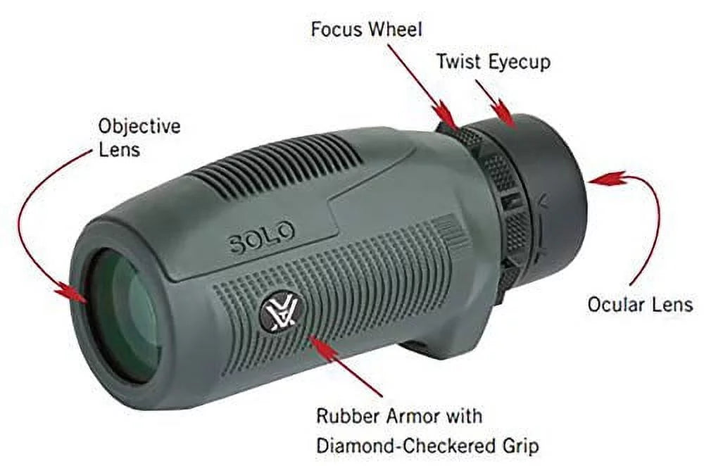 Monocular 10x25 Solo Vortex Optics