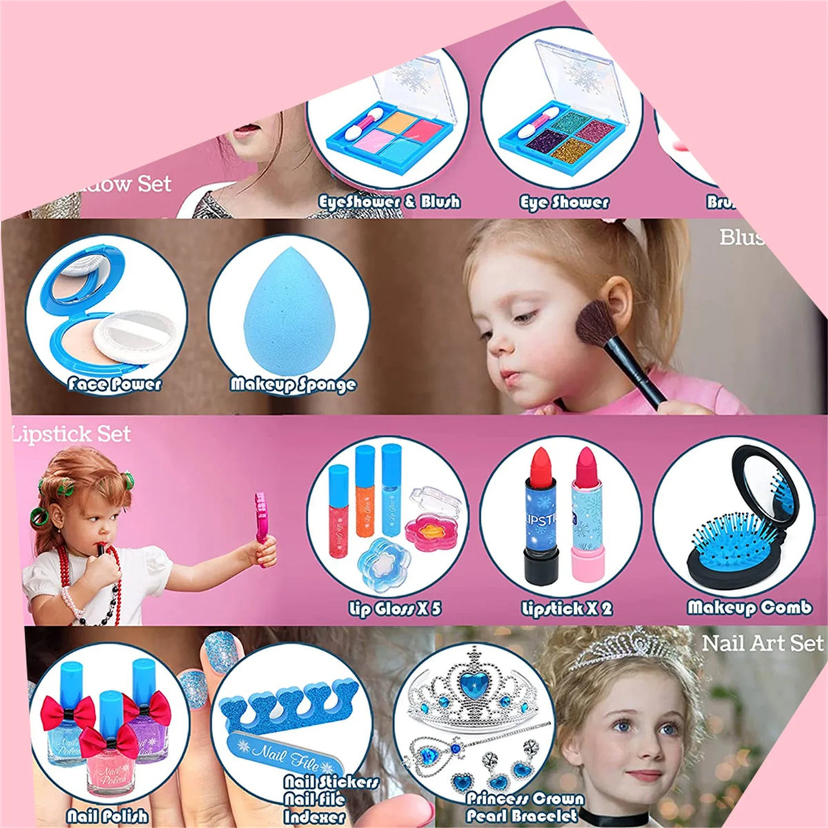 Frozen Makeup Toys Girls for
