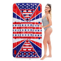 Float Cooler Floating Built-In with Beer Flag Pong American