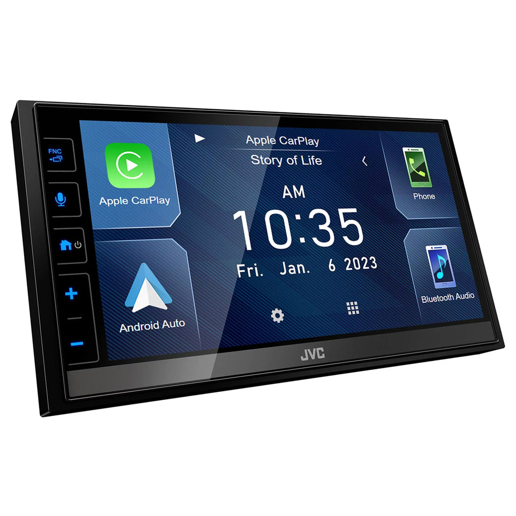 Digital 6.8" Apple Steering Interface KW-M780BT Android with Compatible Auto / Media JVC CarPlay Wheel Receiver, With