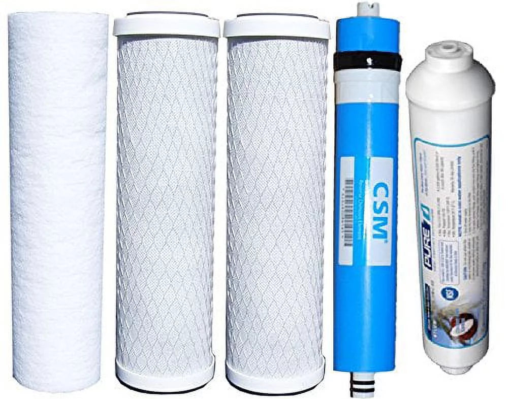 Membrane 5 GPD w/ Reverse pcs Replacement CSM Set Osmosis Filter 50