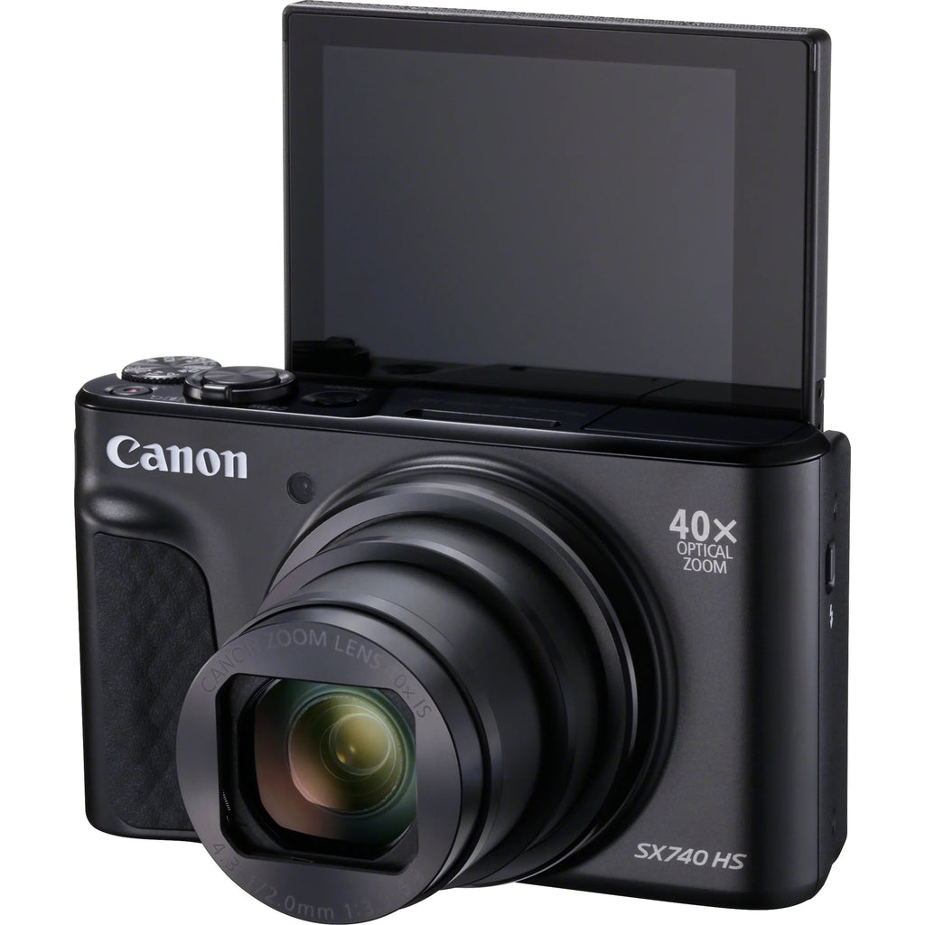 Black 20.3 Compact PowerShot Camera, SX740 HS Megapixel Canon