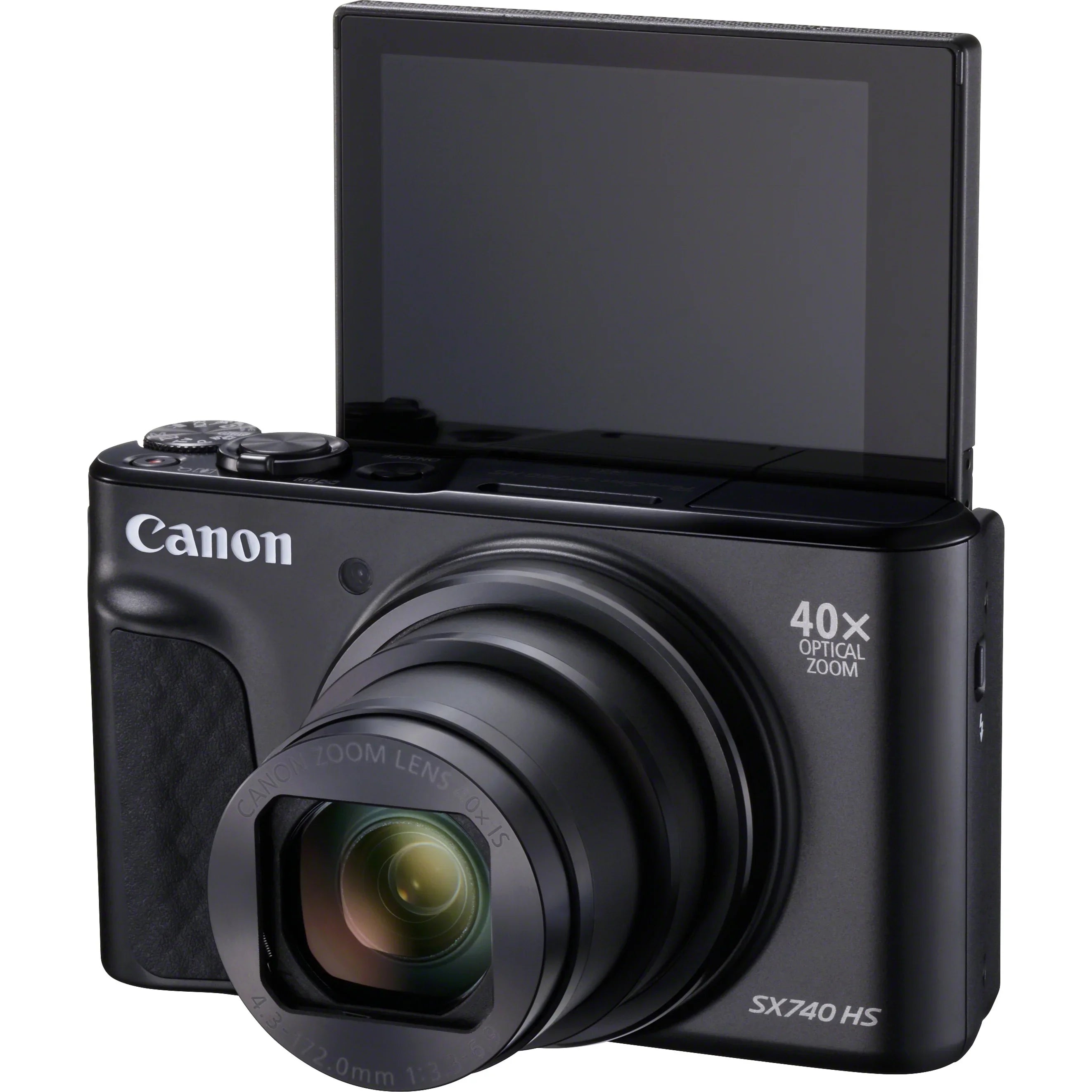 Black 20.3 Compact PowerShot Camera, SX740 HS Megapixel Canon