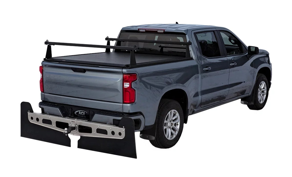 5' Bed M-series Sierra 1500 Matte F4020042 GMC Aluminum 2014-2018 Black Racks Fits Silverado Chevrolet ADARAC 8" Fits Truck