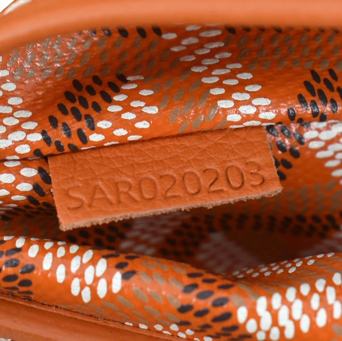 GOYARD Rouette Orange Pre-owned Shoulder Soft Bag Canvas