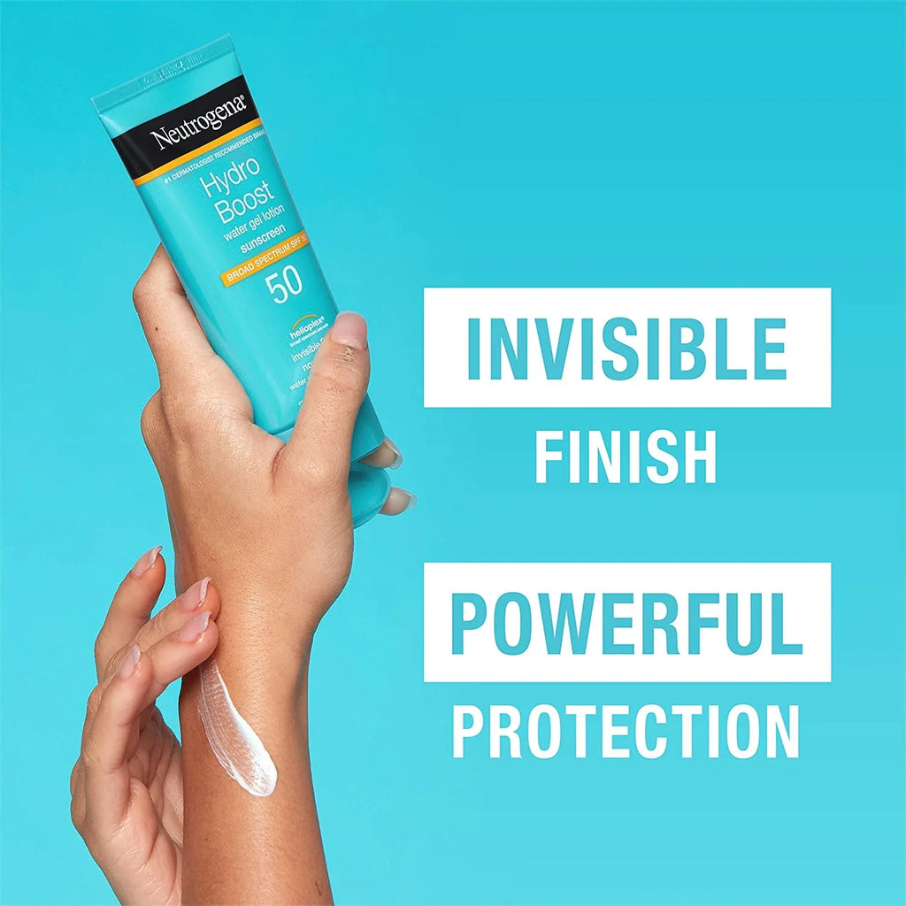 Sunscreen 6 Gel Pack Boost SPF Hydro oz Lotion 3 Water 50 Neutrogena