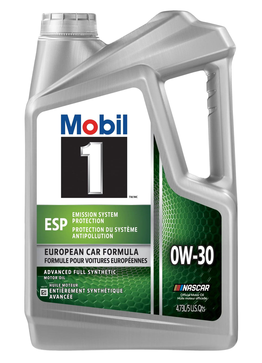 Oil 1 Motor Synthetic 0W-30, Full 5 Quart ESP Mobil