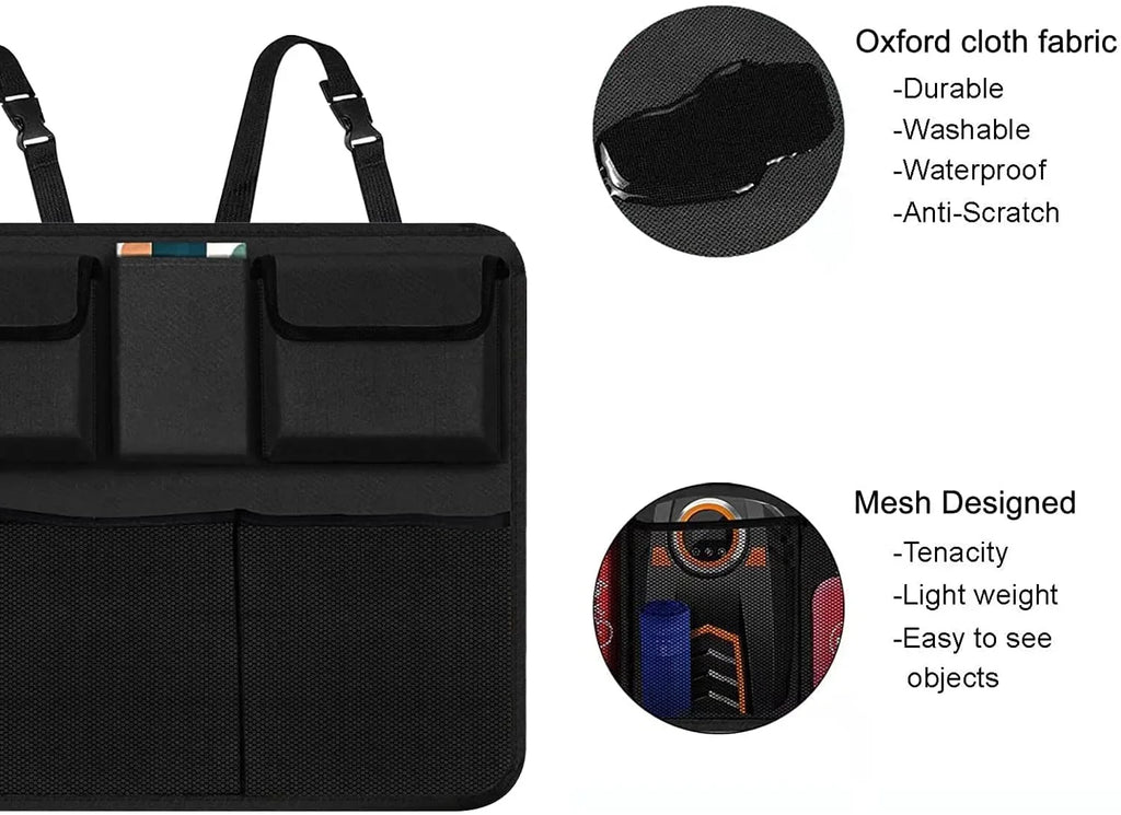 Organizer, Capacity Storage Organizer Hanging Large Trunk with Bag -Trunk SUV,Truck,V Super Organizer Backseat 9 Car for
