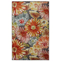 Charm 7'6"x10', Area Rug, Wave Printed New Multi Grey Mohawk Home & Orange