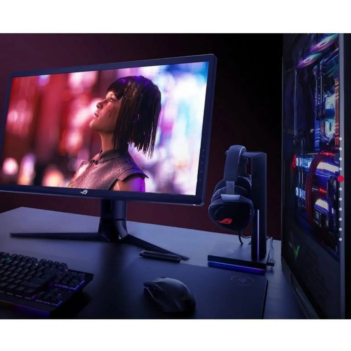 Strix 144Hz - 2160), x Low 27" 90%, (3840 3.0 Extreme DSC Blur, Compatible, ROG 400, 1ms, G-SYNC HDR Monitor DCI-P3 ASUS Motion USB (XG27UQR) UHD 4K Eye IPS, Gaming DisplayPort, Care, DisplayHDR HDMI,