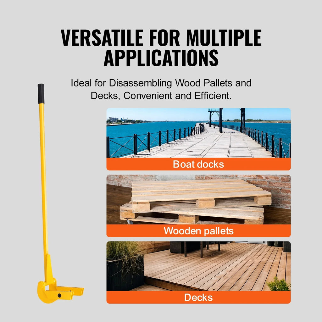 Wrecker Deck Bar BENTISM 41-Inch lbs Pry Pallet Buster Handle 2000 Tool Pallet