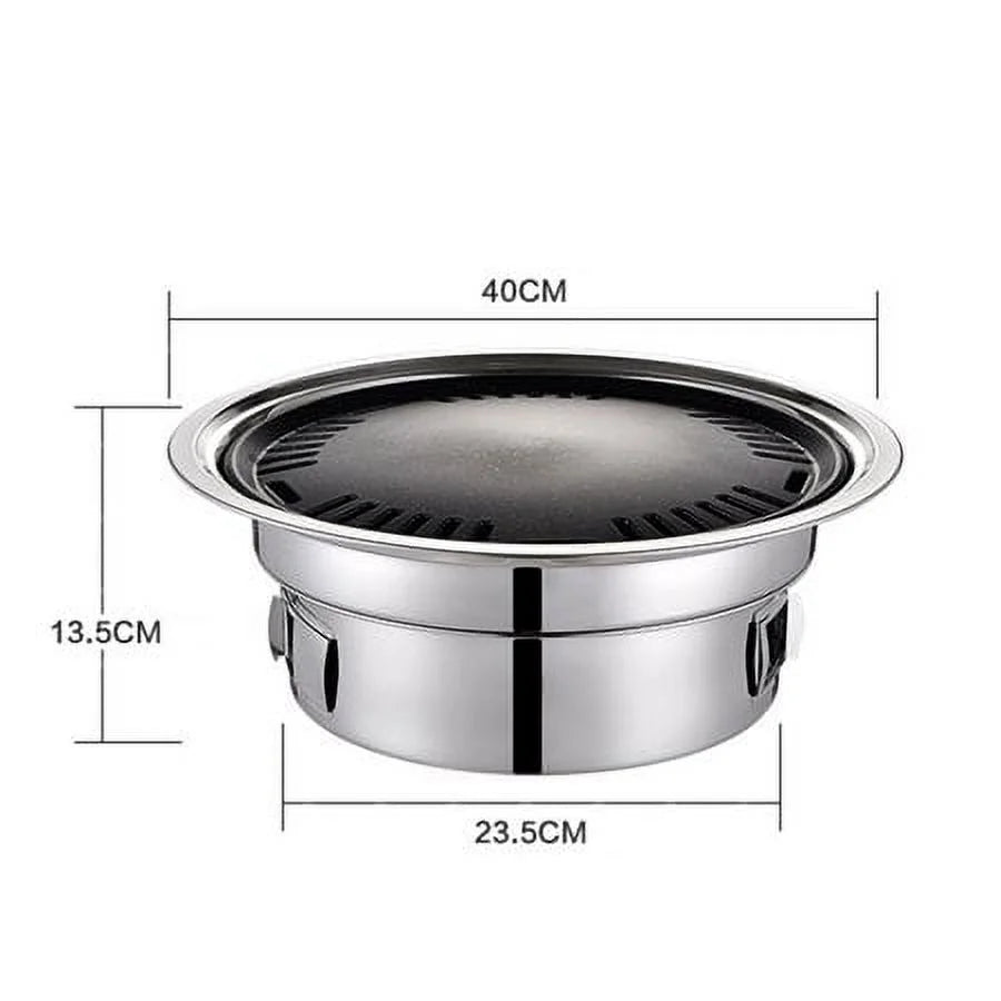 Table Barbecue Picnic Japanese Hibachi BBQ Cooker Korean Stove Stainless Grill