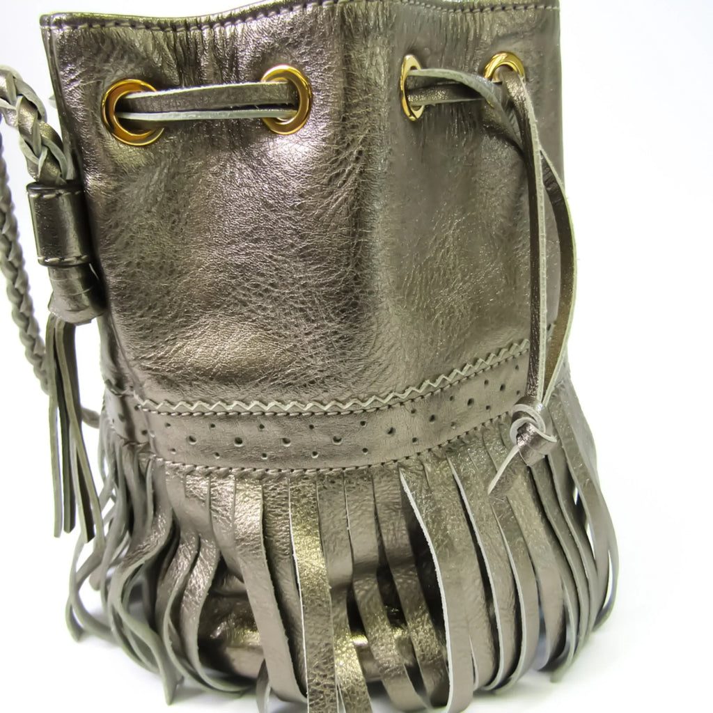 Bag S Gold (Good) Handbag,Shoulder J&M Pre-Owned Carnival Women's Davidson Leather