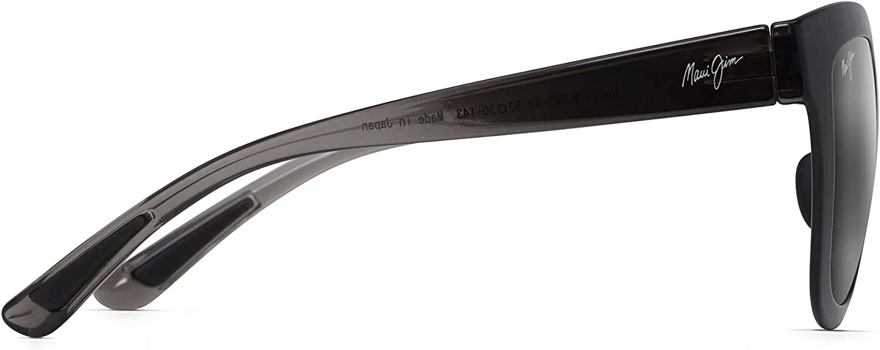 Jim Anuenue Polarized Grey, Classic Medium Translucent Grey/Neutral Women's Sunglasses, Maui