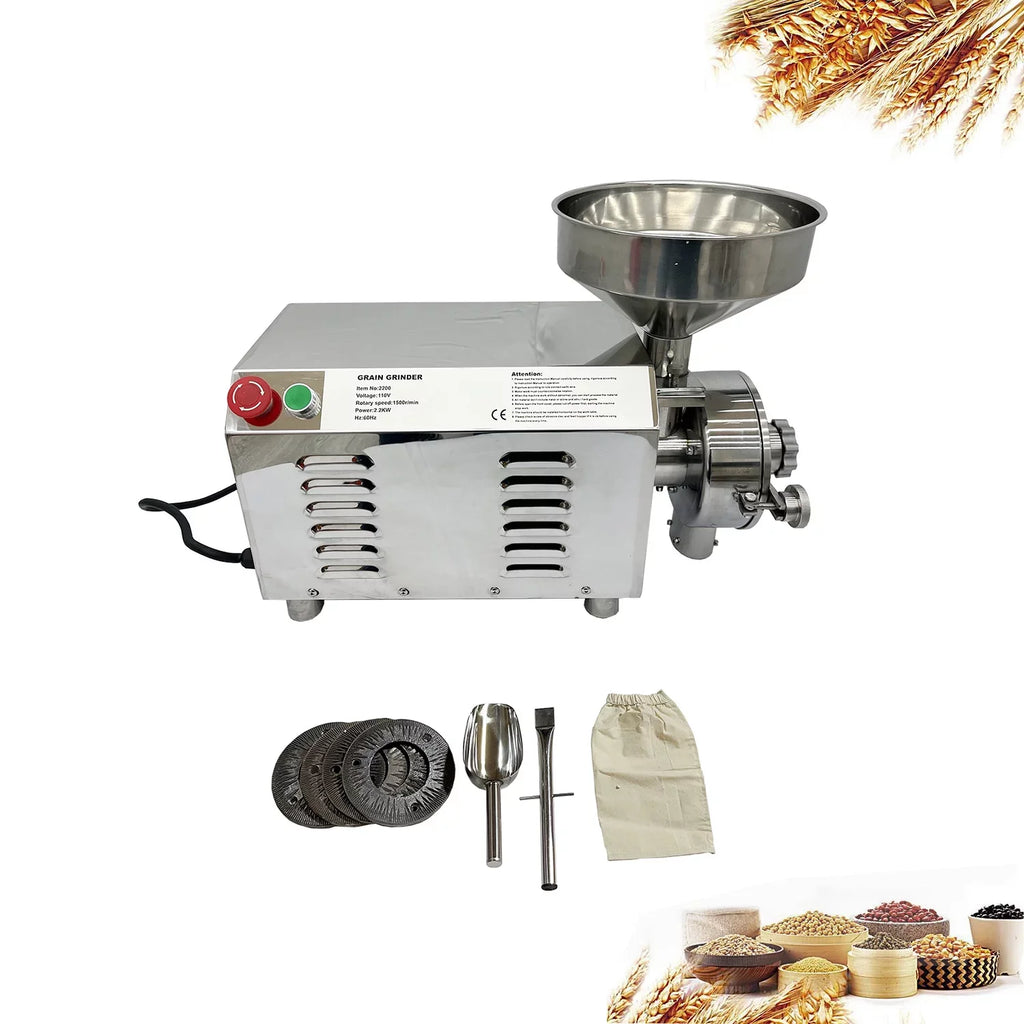 Mill Mini INTSUPERMAI Grinding Machine Flour Spices Electric Grain