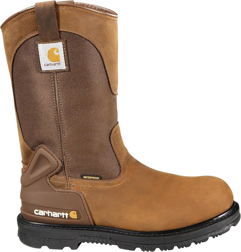 Pull-On Wellington 11" Toe Soft Boot Waterproof Leather Work CMP1100