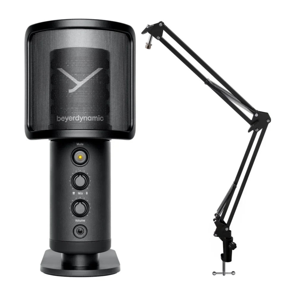 Scissor Boom with Arm Professional FOX BeyerDynamic Microphone Studio USB
