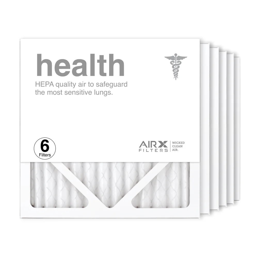 MERV Air Furnace 12x12x1 Filters the Filter, Pleated Filter HVAC AC 13 USA Made Health AIRx in Air 6-Pack,