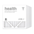 MERV Air Furnace 12x12x1 Filters the Filter, Pleated Filter HVAC AC 13 USA Made Health AIRx in Air 6-Pack,