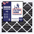 | .75" Carbon 8 Size: Air Filter | | | MERV King Pleated 24x25x1 IN Actual Filters HVAC x 24 USA Filter 25 A/C x Furnace 4-PACK MADE