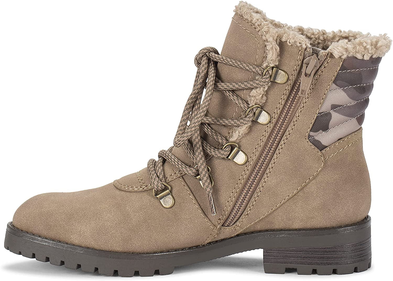 Camo Dennison Boots BareTraps 6 Mushroom Womens