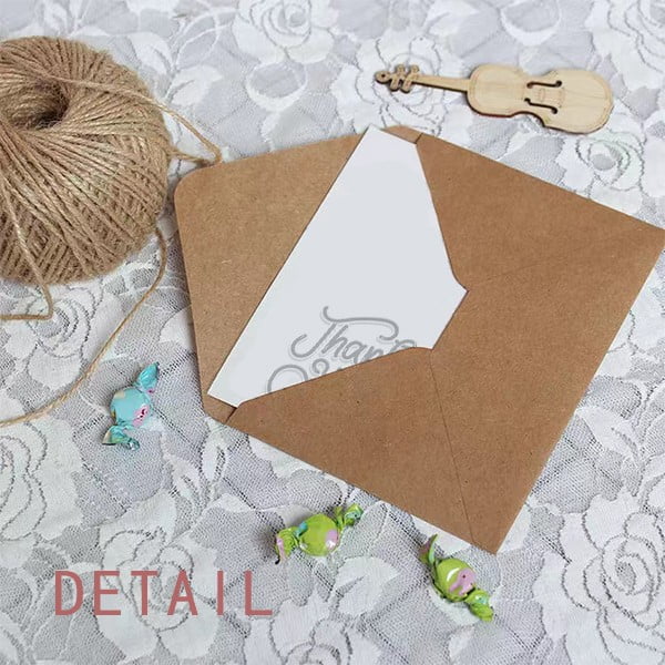 Envelopes You Meat Chop Thank Texture Rib Cards Raw Food Note Blank