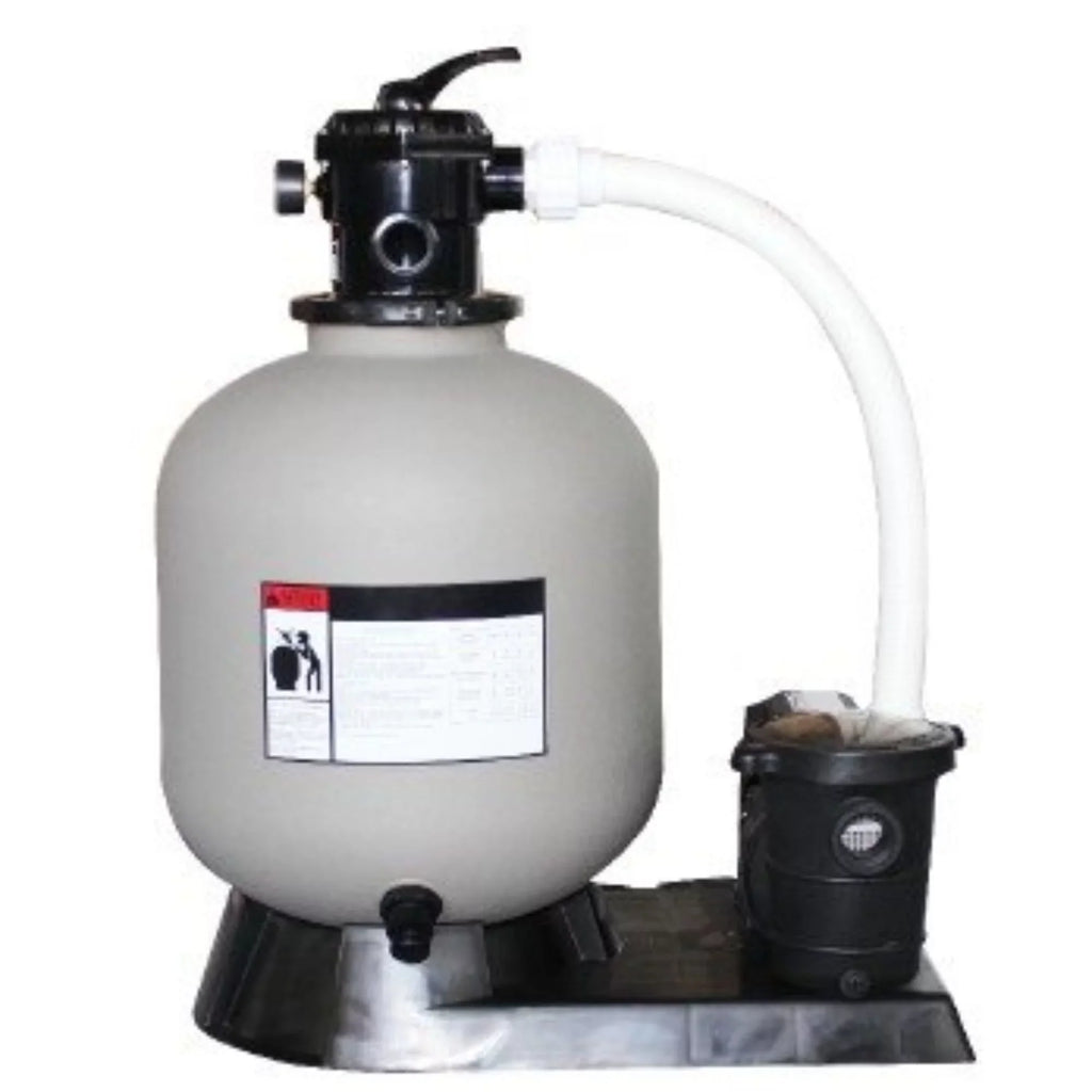 Central Combo 19-Inch HP Swim with Ground Filter 1.5 Pools, Above Pressure Sand Pump for