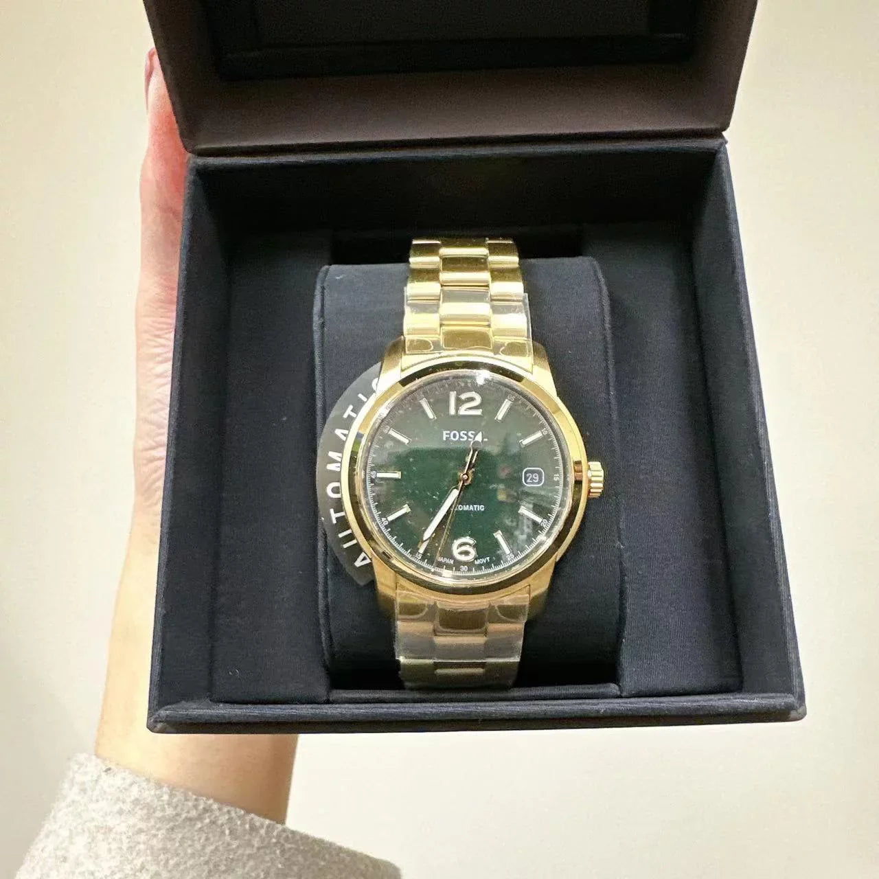 Fossil Green Ladies ME3235 Watch Heritage Quartz Dial