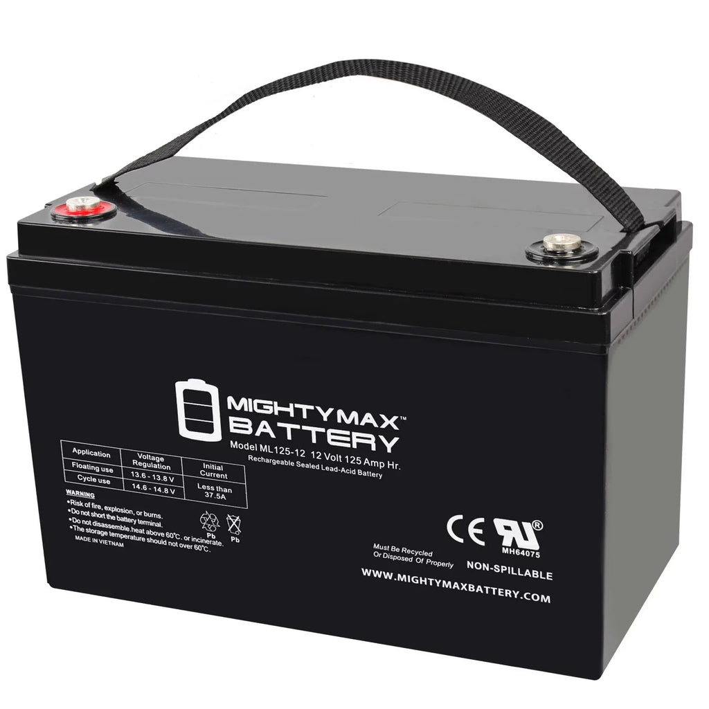 12V 1250 Comp. Yeti for SLA 125AH Battery GOAL ZERO