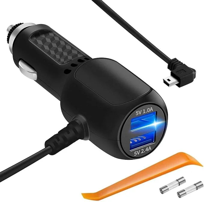 Nuvi Charger,2023 cam Charger 50LMT,51LMT,55LMT,58LMT,65LMT,67LMT,2557LMT,2555LMT,2597LMT Garmin USB Dash for Navigation Car Upgraded Mini