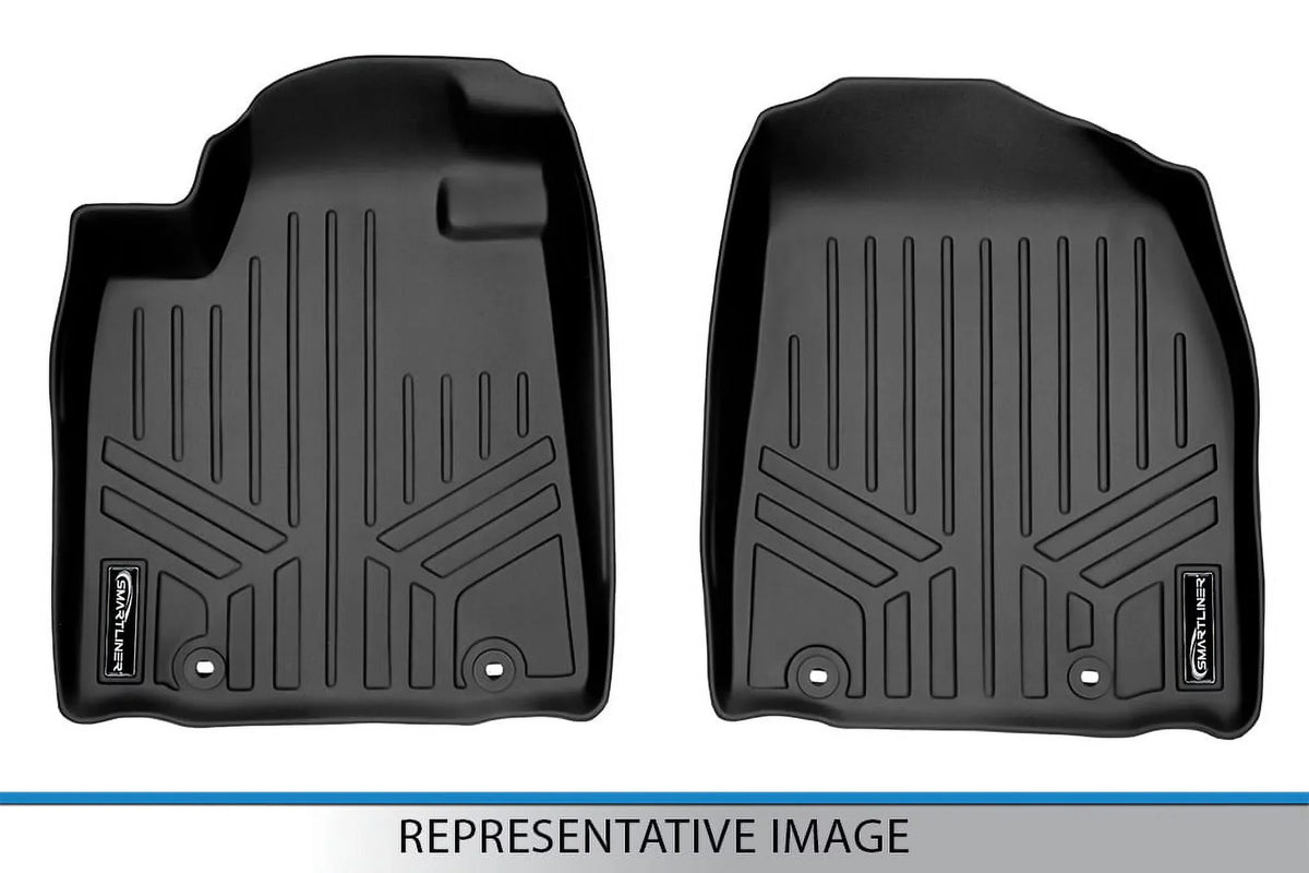 Fit SA0518 Liners Mat Custom Transit, Smartliner 2020-2021 Row Vinyl Flooring with for Black Floor First Ford