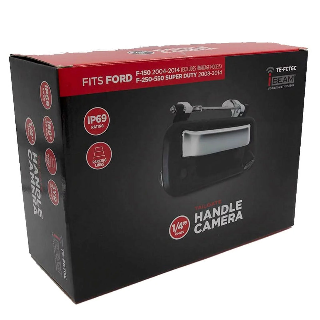 Tailgate Select TE-FCTGC (Chrome) Ford iBeam Handle Camera for 2004-14 Rear-View