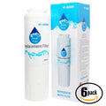 with KitchenAid 6-Pack Filter KFCS22EVBL5 Filter Refrigerator Cartridge for KitchenAid Water - Fridge Water 4396395 Compatible Replacement