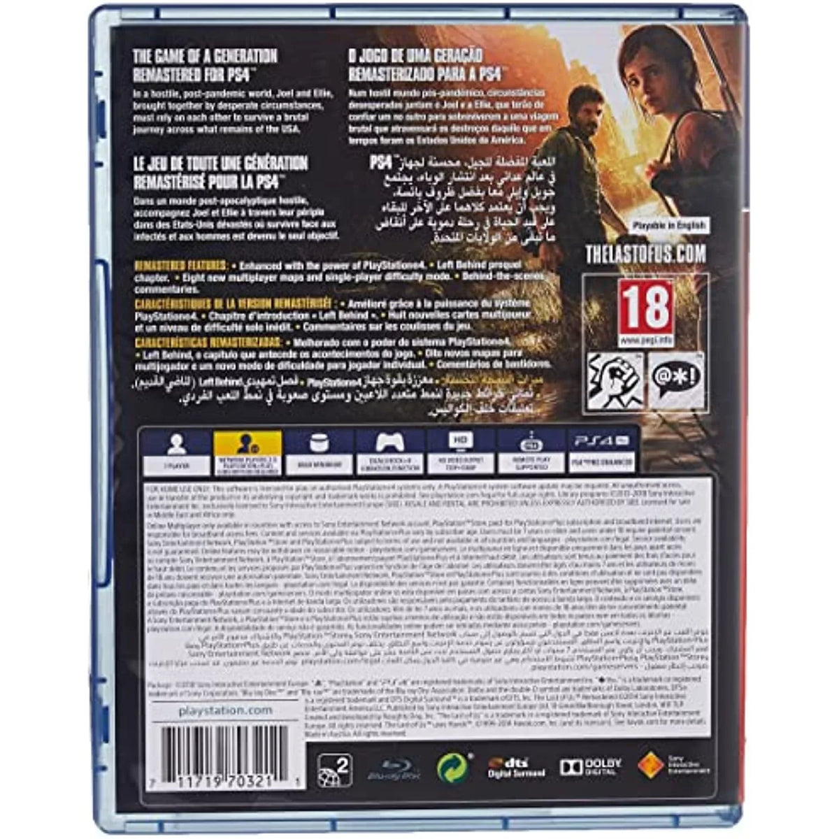 (Ps4) The Us: Last Of Remastered