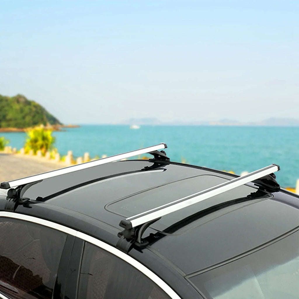 Aluminum iMounTEK Cargo 165LBS with Car for Roof Roof Rack Roof Most Without Car Capacity Rack Carrier Wagon Vehicle Rail Fit Side Crossbars 47.24in